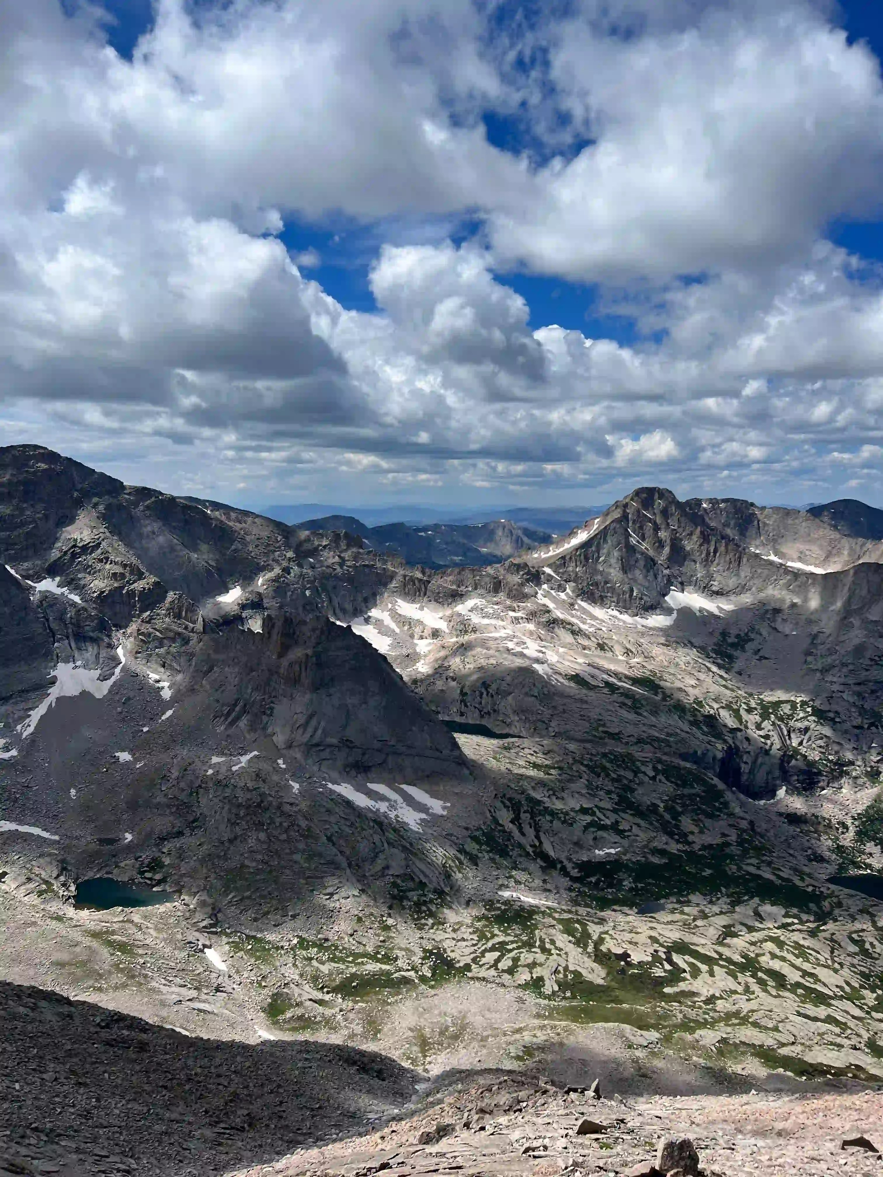 A summit view in the Colorado Rockies