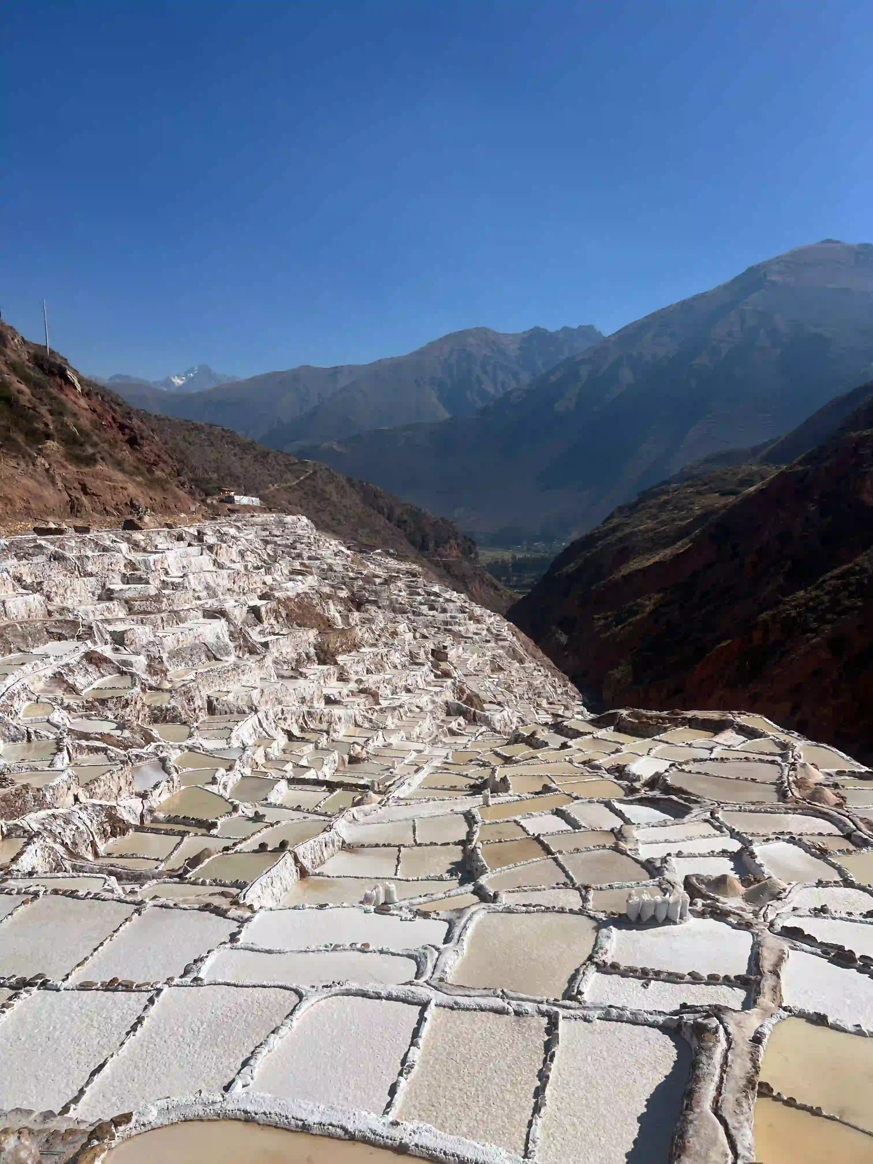 The Maras salt mines in the Sacred Valley, Peru